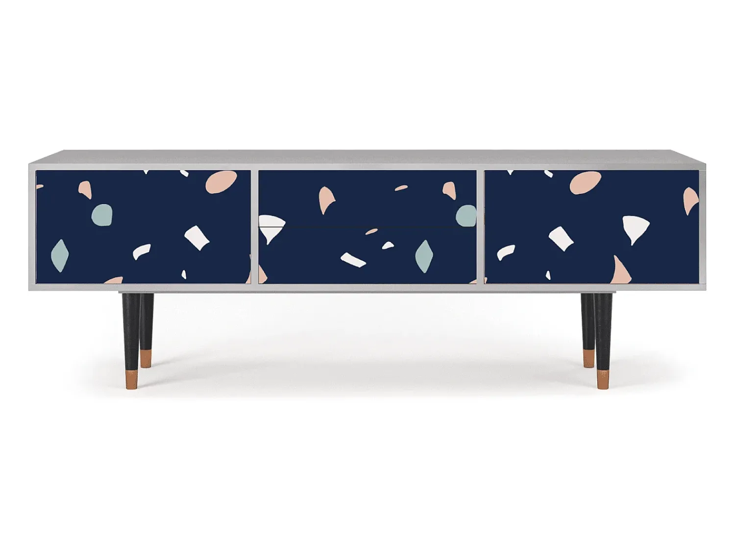Discount Mueble de TV - 170х59х48 cm - T4 - Space Satellites, Cinza Cinzento