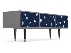 Discount Mueble de TV - 170х59х48 cm - T4 - Space Satellites, Cinza Cinzento