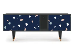 Móvel De Tv| Mueble de TV - 170х69х48 cm - T1 - Space Satellites, Antracite Cinza antracite
