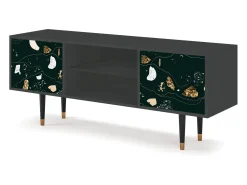 New Mueble de TV - 170х69х48 cm - T2 - Space Rocks, Antracite Cinza antracite