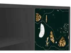 New Mueble de TV - 170х69х48 cm - T2 - Space Rocks, Antracite Cinza antracite