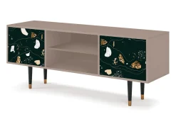 Móvel De Tv| Mueble de TV - 170х69х48 cm - T2 - Space Rocks, Latte Bege