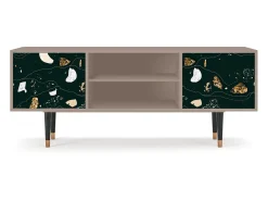 Móvel De Tv| Mueble de TV - 170х69х48 cm - T2 - Space Rocks, Latte Bege
