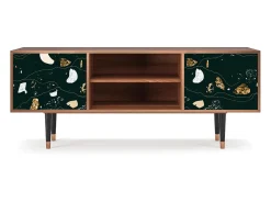 Móvel De Tv* Mueble de TV - 170х69х48 cm - T2 - Space Rocks, Nogueira Castanho