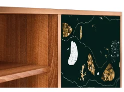 Móvel De Tv* Mueble de TV - 170х69х48 cm - T2 - Space Rocks, Nogueira Castanho