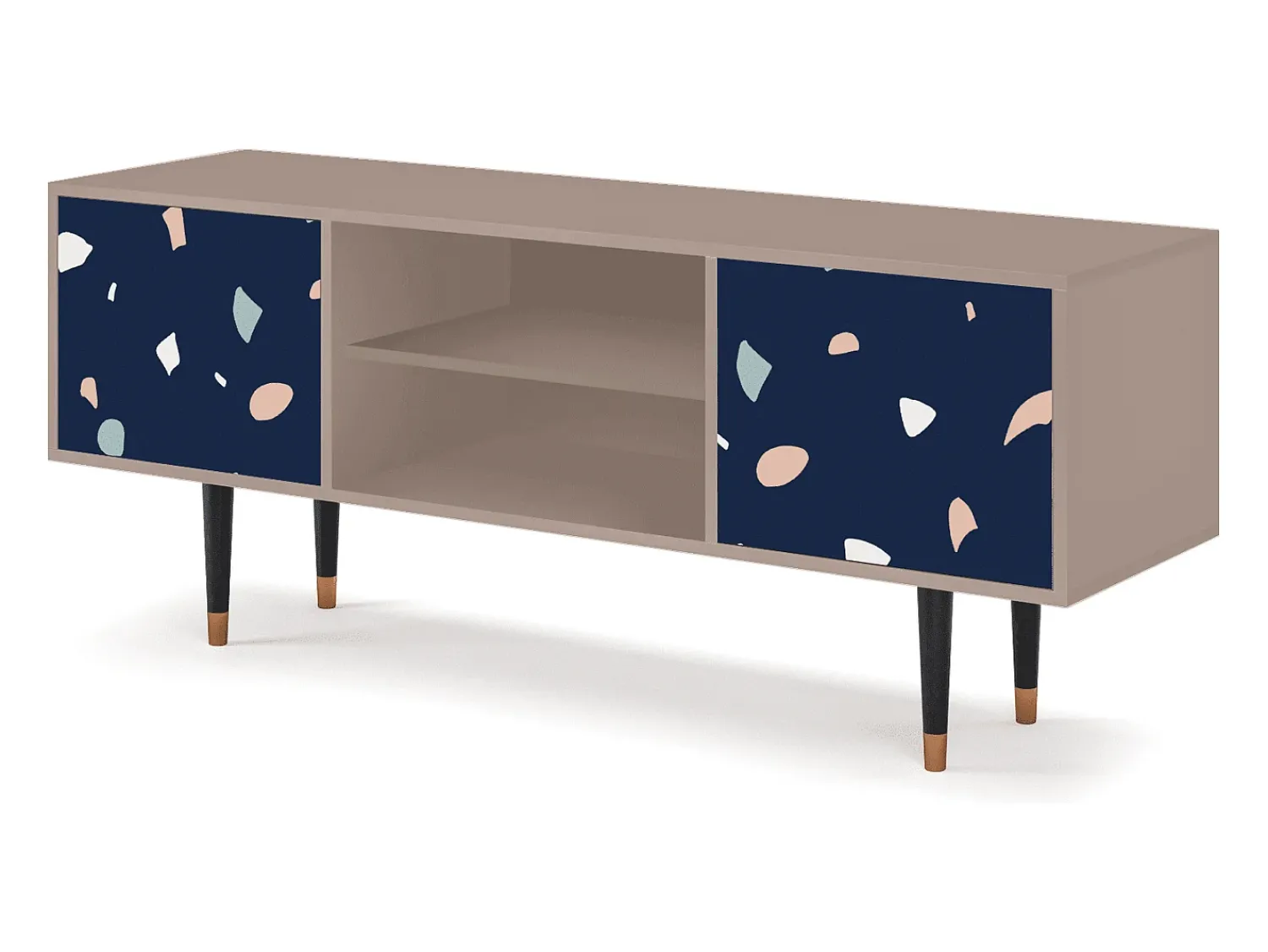 Hot Mueble de TV - 170х69х48 cm - T2 - Space Satellites, Latte Bege