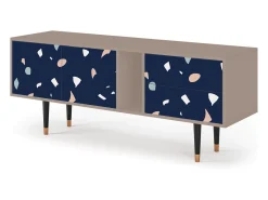 Móvel De Tv| Mueble de TV - 170х69х48 cm - T1 - Space Satellites, Latte Bege