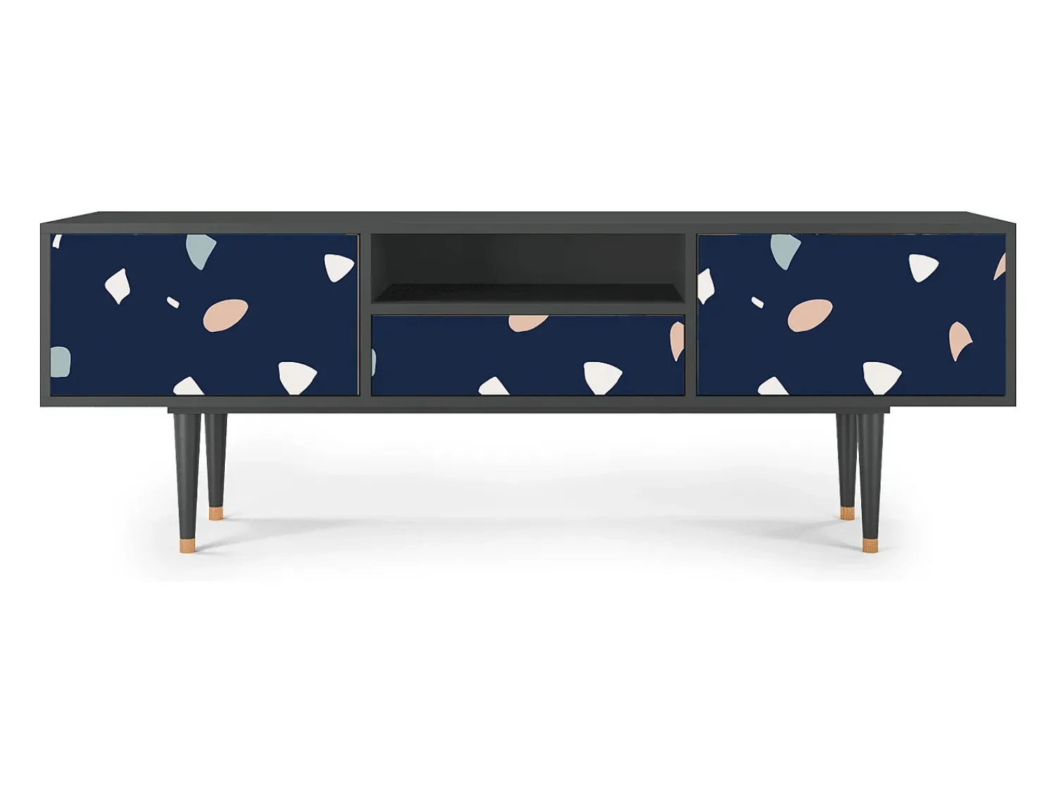 Mueble de TV - 170х59х41 cm - T6 - Space Satellites, Antracite^ Móvel De Tv