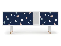 Móvel De Tv| Mueble de TV - 170х69х48 cm - T1 - Space Satellites, Branco Bege