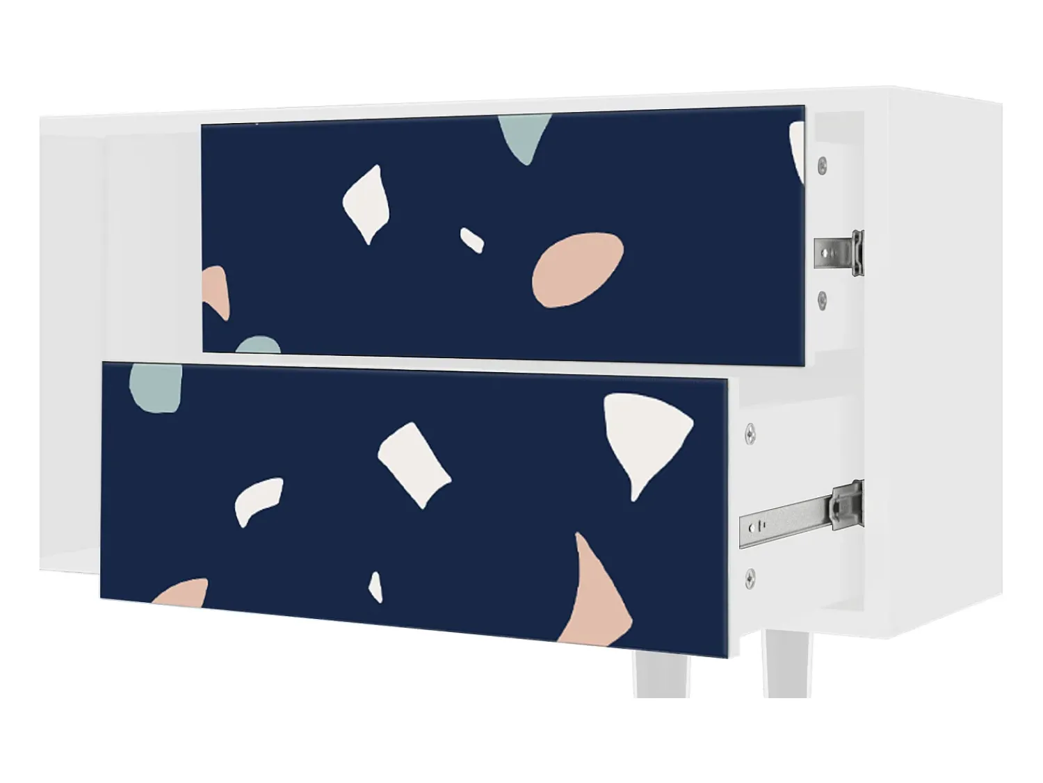 Móvel De Tv| Mueble de TV - 170х69х48 cm - T1 - Space Satellites, Branco Bege