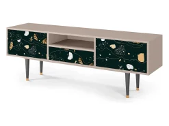 Móvel De Tv* Mueble de TV - 170х59х41 cm - T6 - Space Rocks, Areia Bege