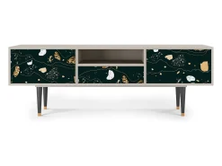 Móvel De Tv* Mueble de TV - 170х59х41 cm - T6 - Space Rocks, Areia Bege