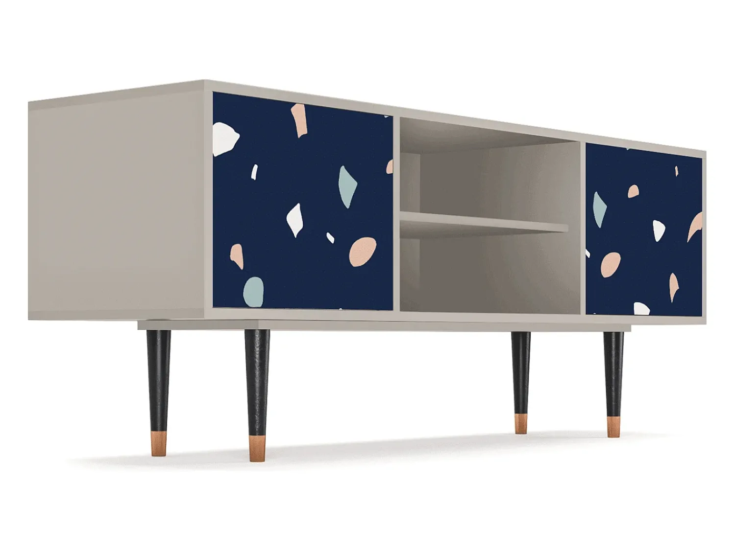 Móvel De Tv* Mueble de TV - 170х69х48 cm - T2 - Space Satellites, Areia Bege