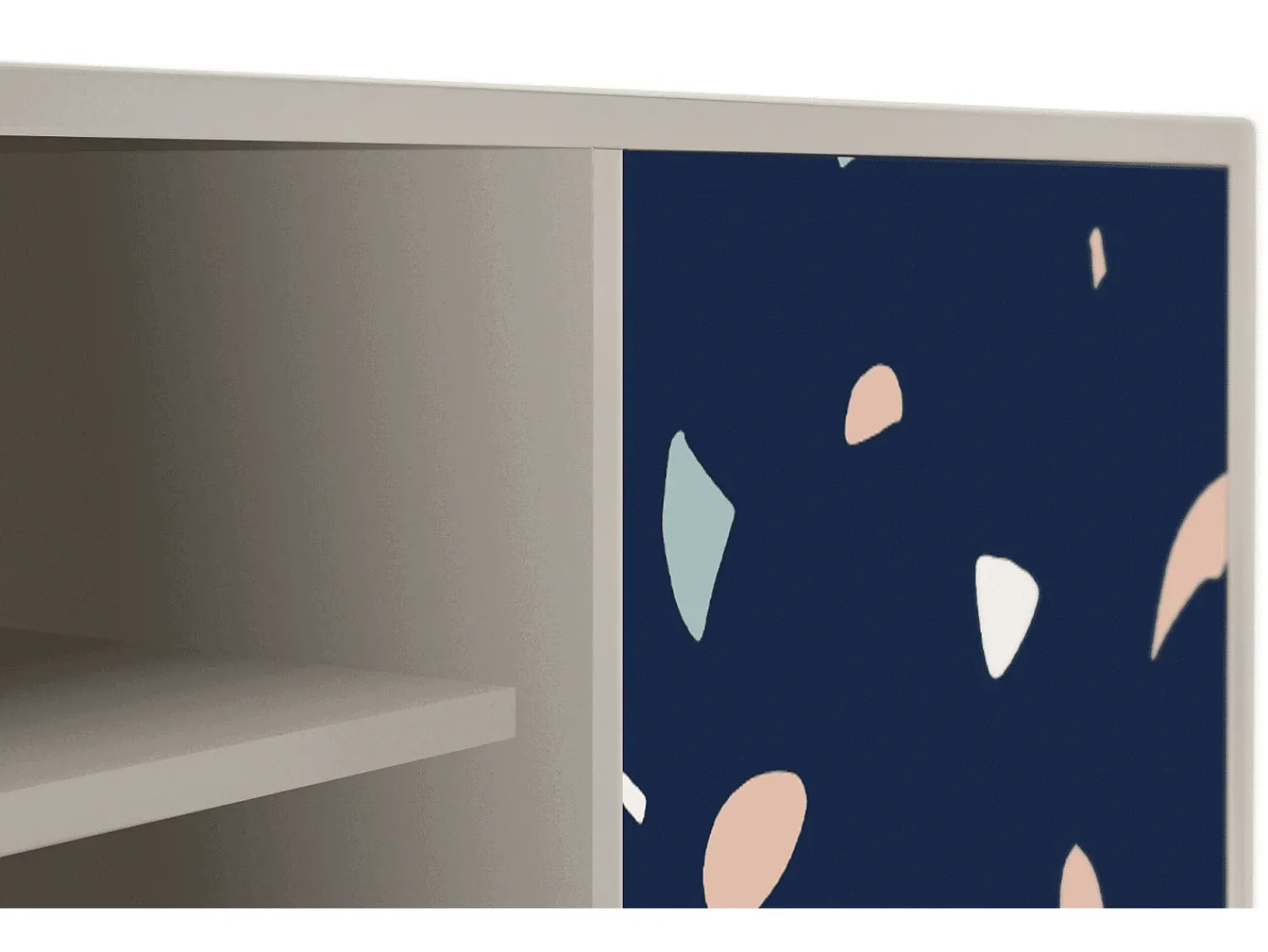 Móvel De Tv* Mueble de TV - 170х69х48 cm - T2 - Space Satellites, Areia Bege