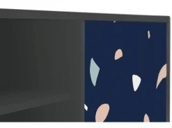 Móvel De Tv| Mueble de TV - 170х69х48 cm - T2 - Space Satellites, Antracite Cinza antracite