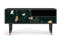 Móvel De Tv| Mueble de TV - 115х59х48 cm - T3 - Space Rocks, Antracite Cinza antracite