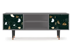 Móvel De Tv* Mueble de TV - 170х69х48 cm - T2 - Space Rocks, Cinza Cinzento