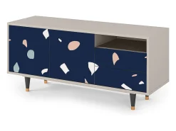 Móvel De Tv| Mueble de TV - 125х56х41 cm - T7 - Space Satellites, Areia Bege