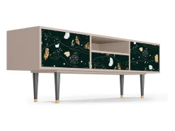 Móvel De Tv| Mueble de TV - 170х59х41 cm - T6 - Space Rocks, Latte Bege