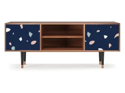 Discount Mueble de TV - 170х69х48 cm - T2 - Space Satellites, Nogueira Castanho
