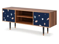 Discount Mueble de TV - 170х69х48 cm - T2 - Space Satellites, Nogueira Castanho