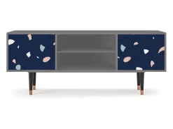 Móvel De Tv| Mueble de TV - 170х69х48 cm - T2 - Space Satellites, Cinza Cinzento