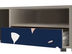 Móvel De Tv* Mueble de TV - 115х59х48 cm - T3 - Space Satellites, Areia Bege