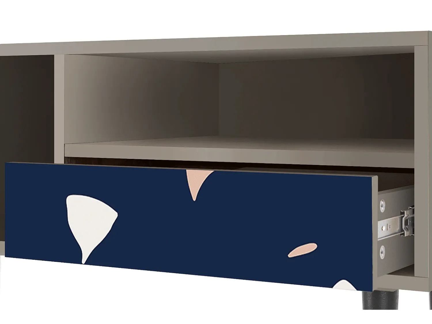 Móvel De Tv* Mueble de TV - 115х59х48 cm - T3 - Space Satellites, Areia Bege