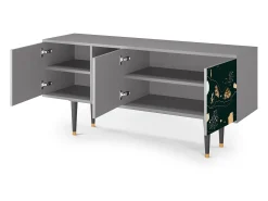 Mueble de TV - 150х69х41 cm - T5 - Space Rocks, Cinza Cinzento