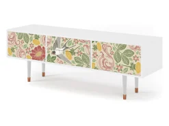 Móvel De Tv| Mueble de TV - 170х59х48 cm - T4 - Spring Swallow, Branco Bege