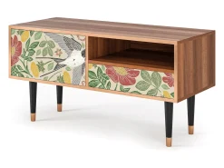 Mueble de TV - 115х59х48 cm - T3 - Spring Swallow, Nogueira^ Móvel De Tv