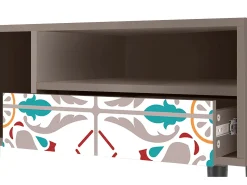 Móvel De Tv| Mueble de TV - 115х59х48 cm - T3 - Spring Ceramics, Latte Bege
