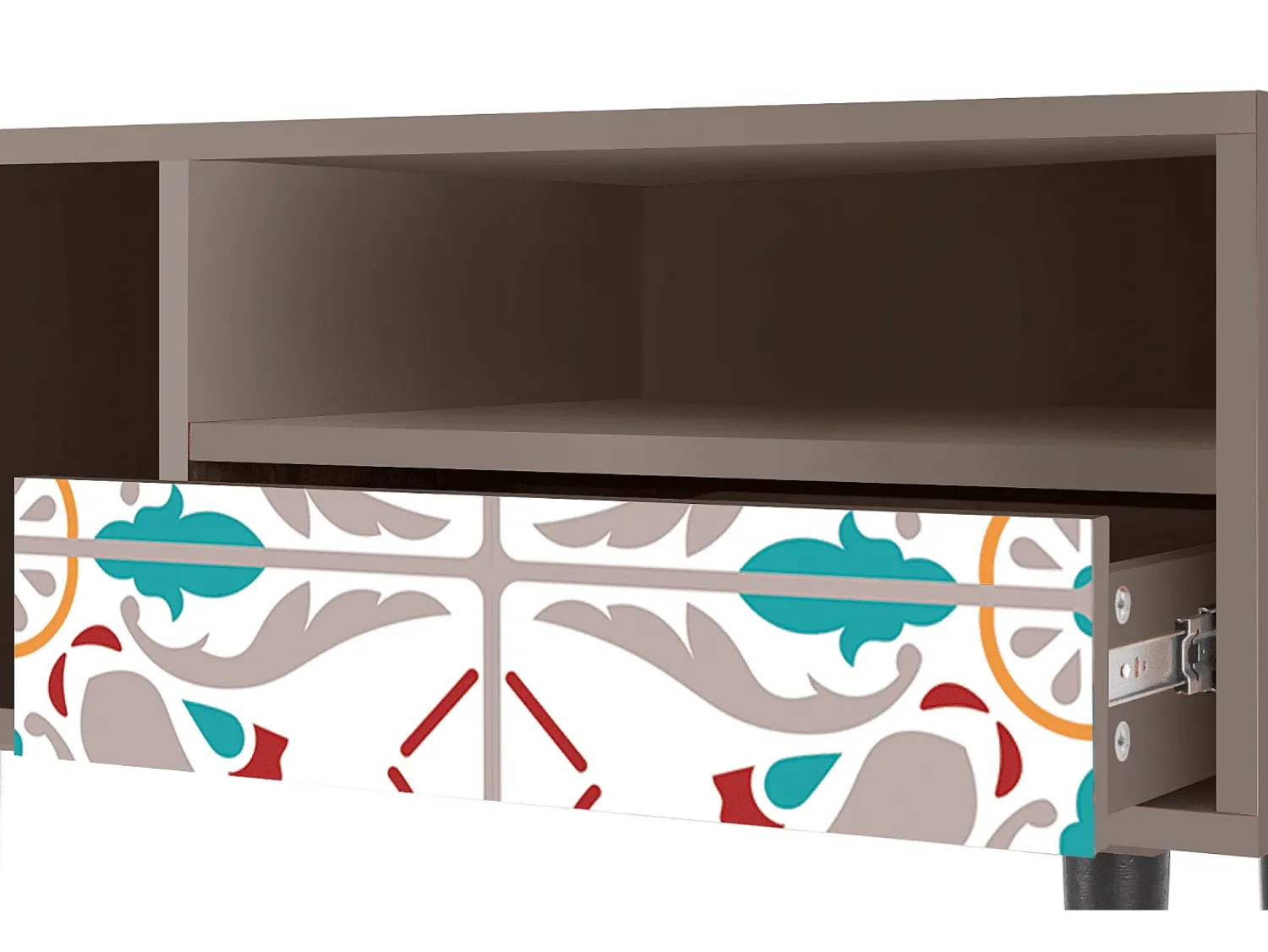 Móvel De Tv| Mueble de TV - 115х59х48 cm - T3 - Spring Ceramics, Latte Bege