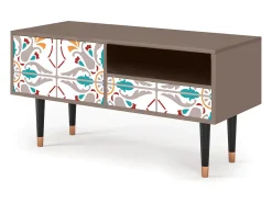 Móvel De Tv| Mueble de TV - 115х59х48 cm - T3 - Spring Ceramics, Latte Bege