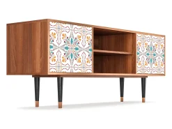 Móvel De Tv| Mueble de TV - 170х69х48 cm - T2 - Spring Ceramics, Nogueira Castanho