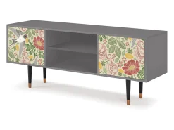 Móvel De Tv| Mueble de TV - 170х69х48 cm - T2 - Spring Swallow, Cinza Cinzento