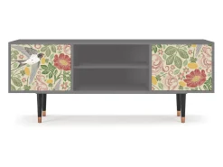 Móvel De Tv| Mueble de TV - 170х69х48 cm - T2 - Spring Swallow, Cinza Cinzento
