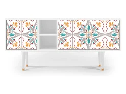 Sale Mueble de TV - 150х69х41 cm - T5 - Spring Ceramics, Branco Bege