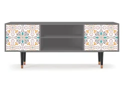 Móvel De Tv* Mueble de TV - 170х69х48 cm - T2 - Spring Ceramics, Cinza Cinzento