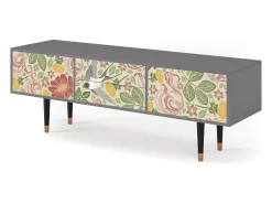 Móvel De Tv| Mueble de TV - 170х59х48 cm - T4 - Spring Swallow, Cinza Cinzento