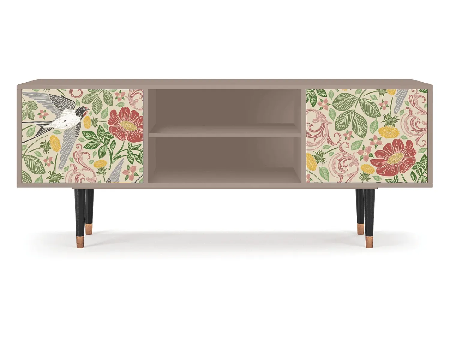 Móvel De Tv* Mueble de TV - 170х69х48 cm - T2 - Spring Swallow, Latte Bege