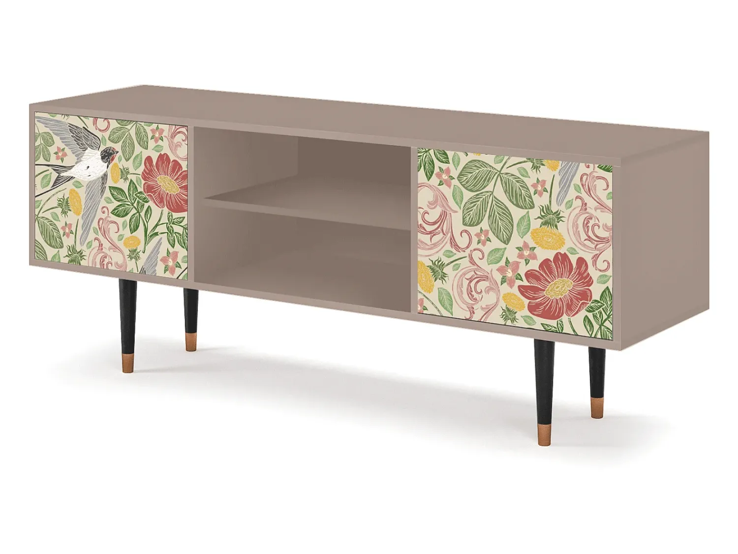 Móvel De Tv* Mueble de TV - 170х69х48 cm - T2 - Spring Swallow, Latte Bege