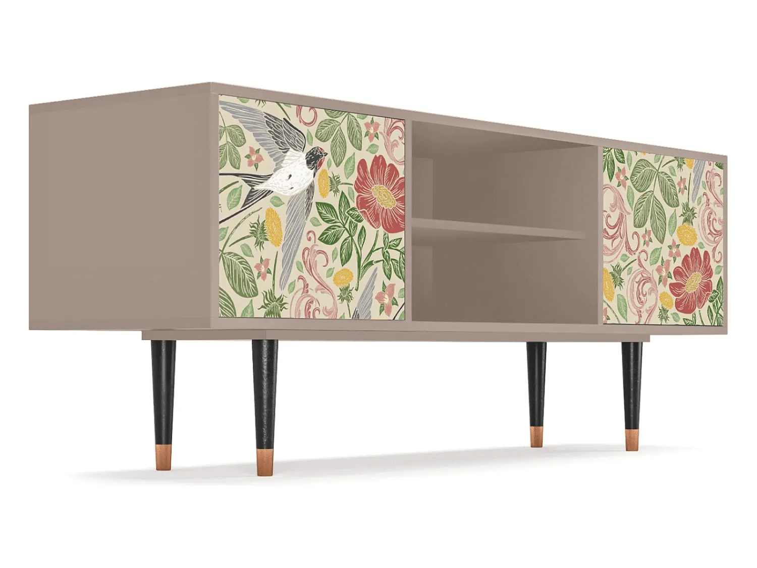 Móvel De Tv* Mueble de TV - 170х69х48 cm - T2 - Spring Swallow, Latte Bege