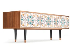 Discount Mueble de TV - 170х59х48 cm - T4 - Spring Ceramics, Nogueira Castanho