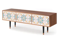 Discount Mueble de TV - 170х59х48 cm - T4 - Spring Ceramics, Nogueira Castanho