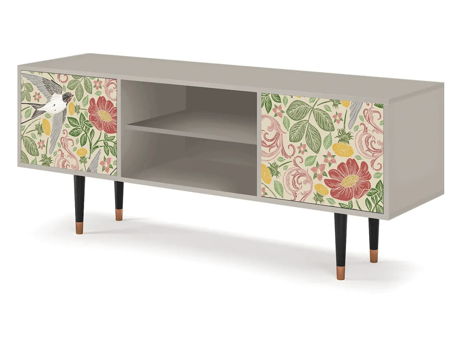 Mueble de TV - 170х69х48 cm - T2 - Spring Swallow, Areia^ Móvel De Tv