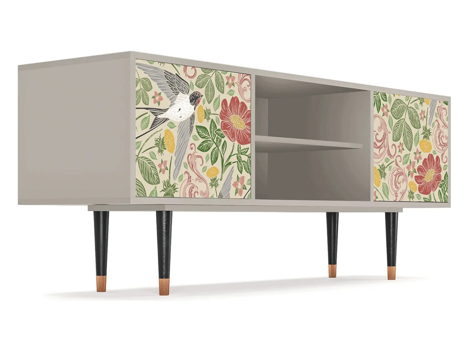 Mueble de TV - 170х69х48 cm - T2 - Spring Swallow, Areia^ Móvel De Tv