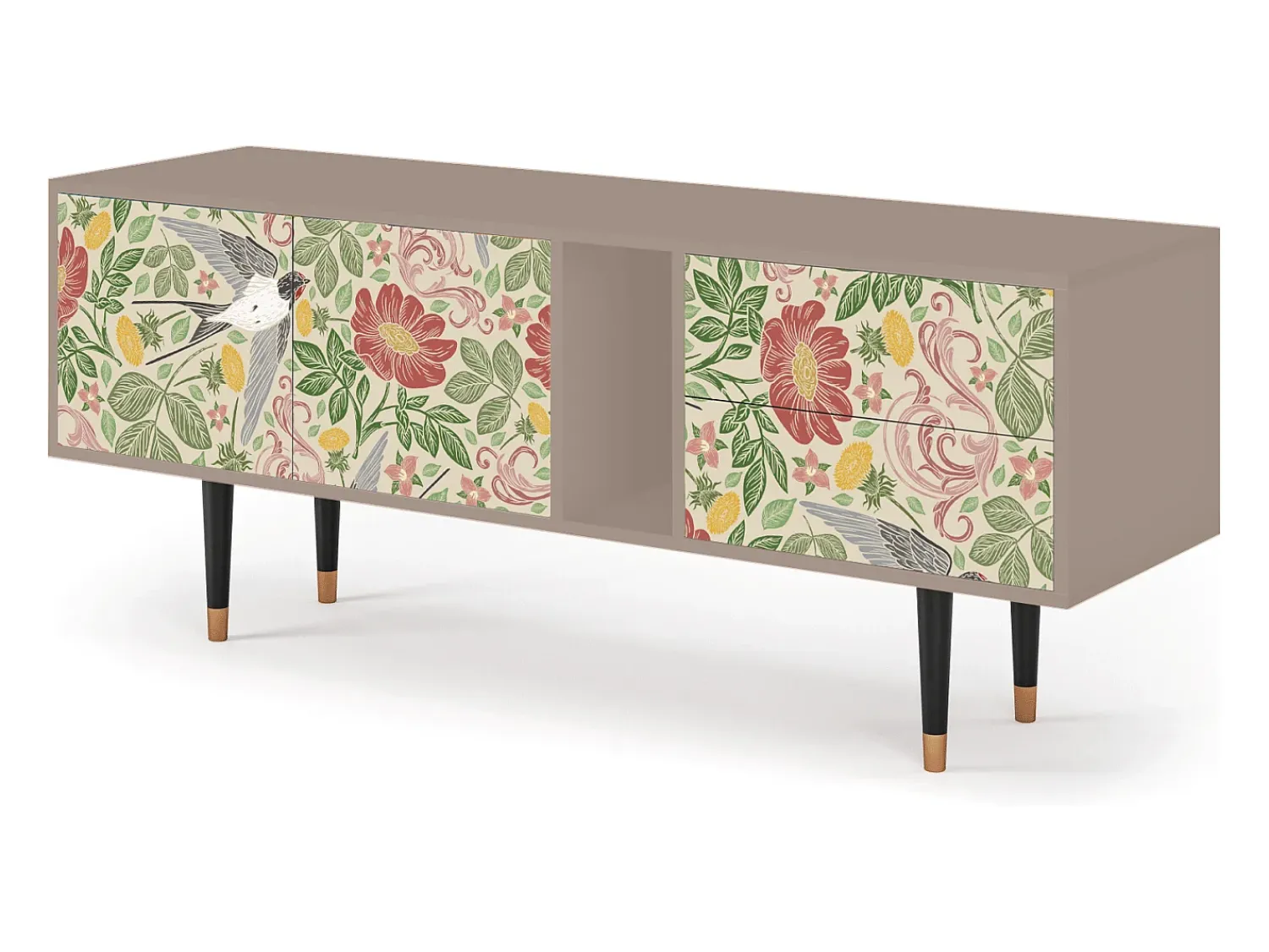 Móvel De Tv* Mueble de TV - 170х69х48 cm - T1 - Spring Swallow, Latte Bege
