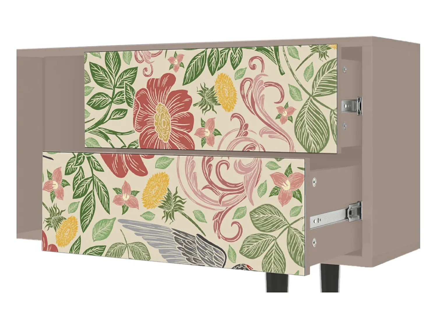 Móvel De Tv* Mueble de TV - 170х69х48 cm - T1 - Spring Swallow, Latte Bege