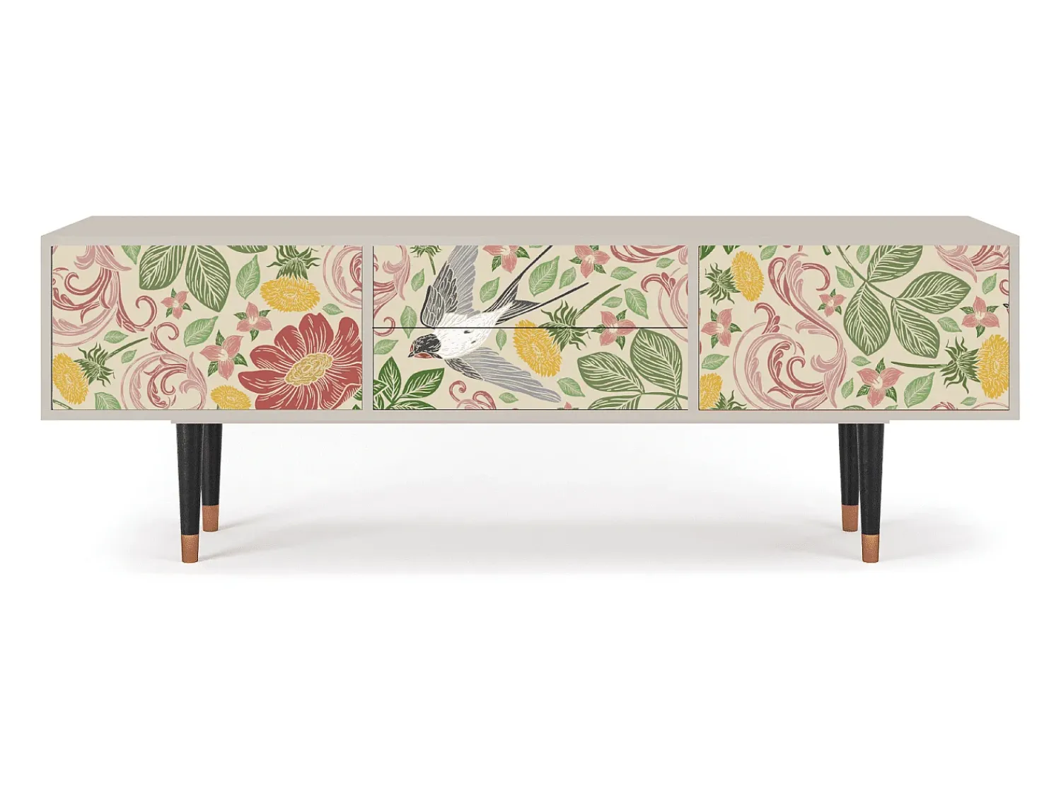 Mueble de TV - 170х59х48 cm - T4 - Spring Swallow, Areia^ Móvel De Tv